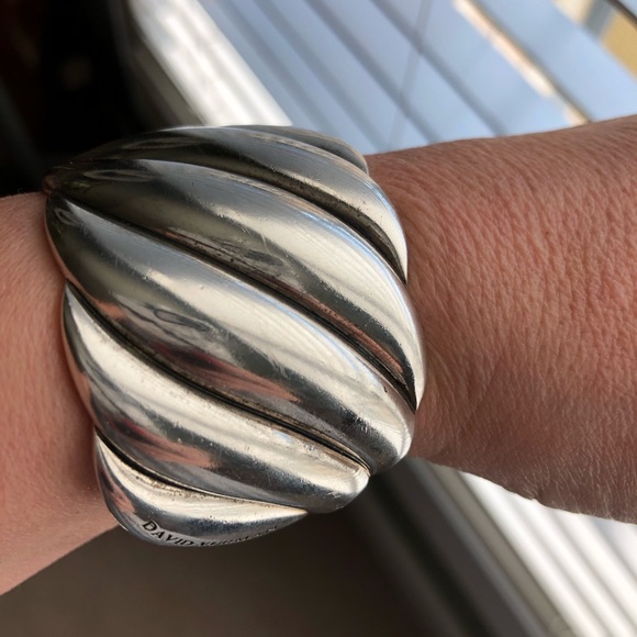 DAVID YURMAN CUFF ONLY-925 SILVER DY HAMPTON CUFF - Picture 6 of 6